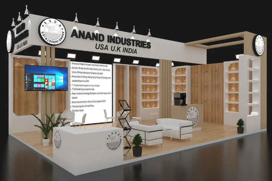 3D booth design at Anand Industries