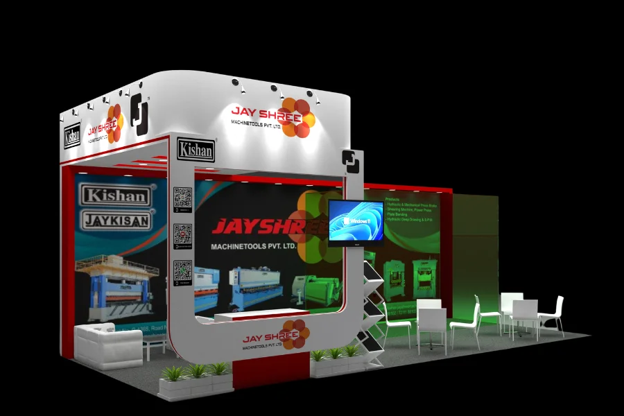 3D exhibition booth design 9