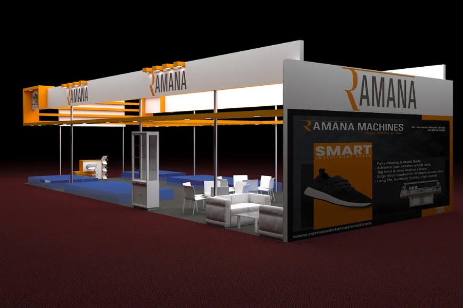 3D exhibition booth design 3