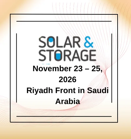 Solar &amp; Storage Live Middle East 2026 Exhibition Stand Design