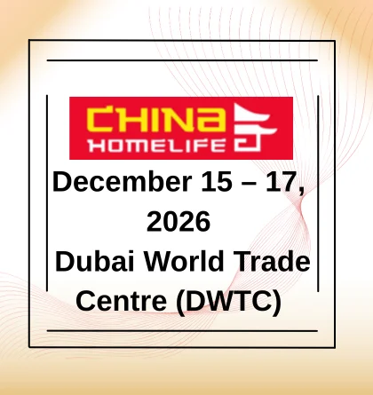 China Home Life Dubai 2026 Exhibition Stand Design