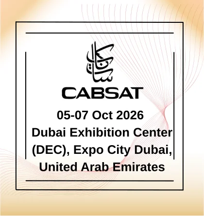CABSAT Middle East 2026 Exhibition Stand Design
