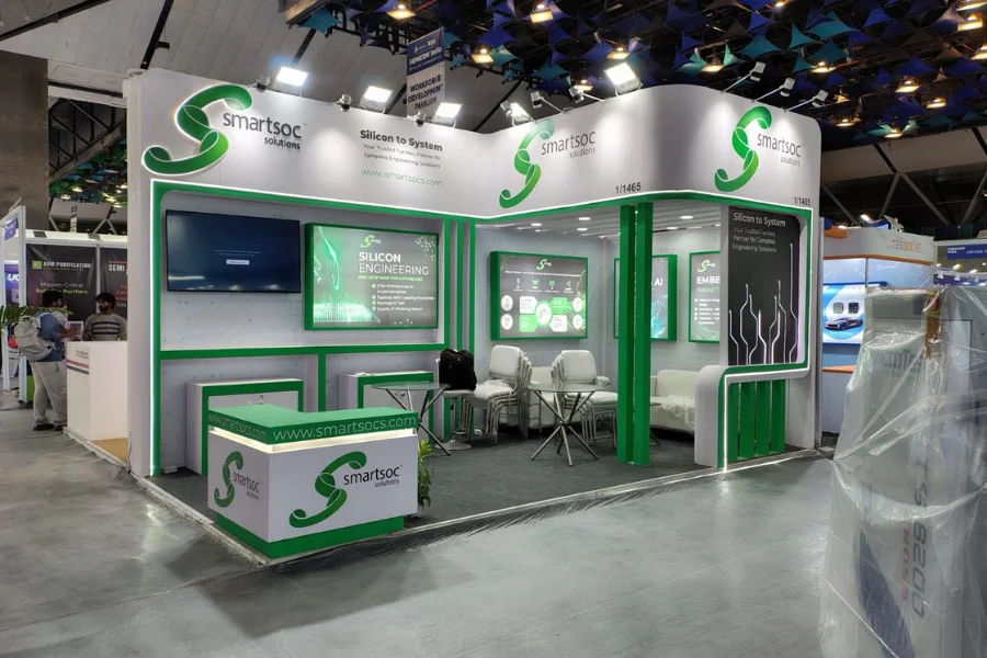 Smartsoc Solution Booth Design at Semicon India 2025