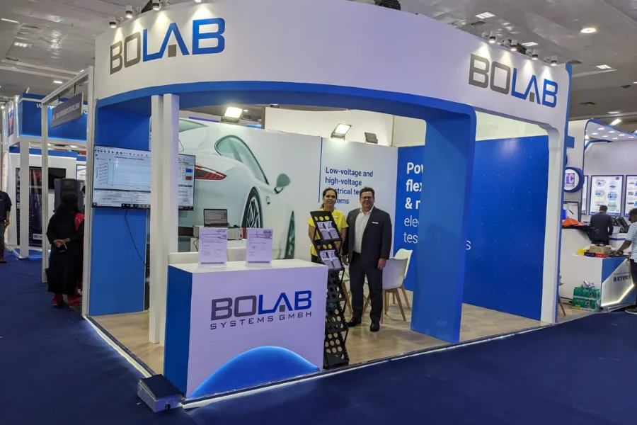 BOLAB Systems GmbH Booth Design at Automotive Testing Expo India 2025