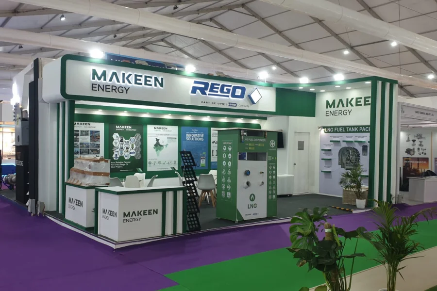 Makeen Energy Booth Design at India Energy Week (IEW) 2026