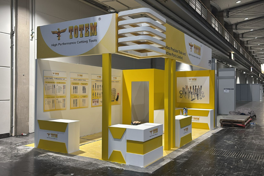 Custom built exhibition stall for IFEX Mumbai