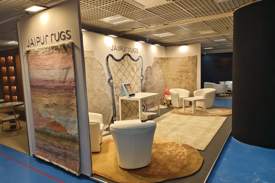 Jaipur Rugs Booth Design at IDEM 2025