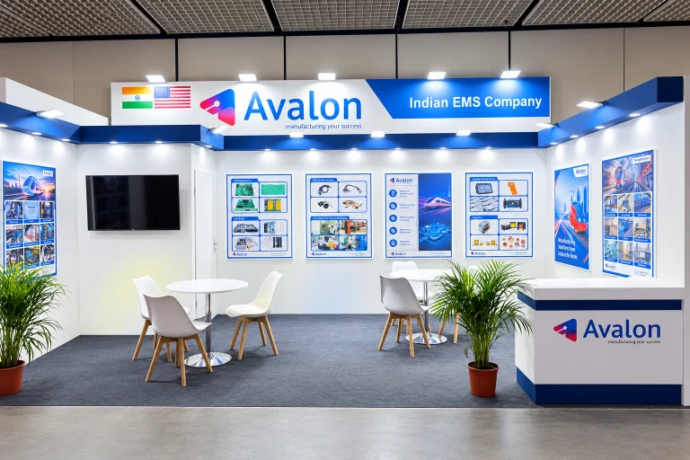 Modern exhibition stand fabrication project by Booth Creators