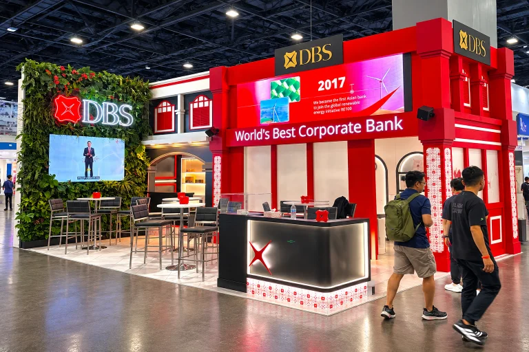 Recent custom exhibition booth design by Booth Creators
