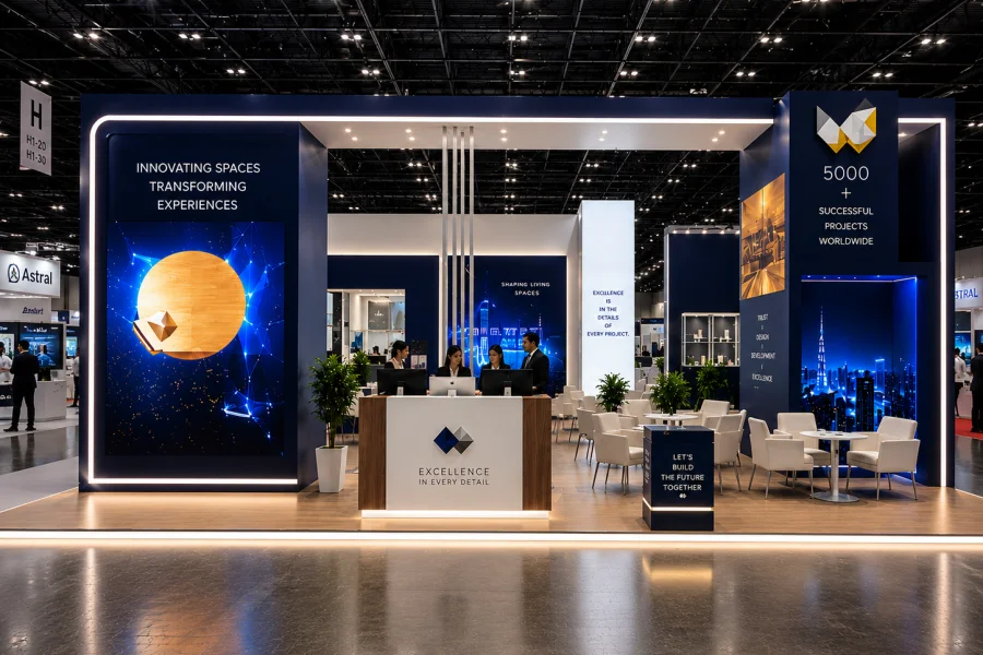 House of Botswana Booth Design at JCK Show Las Vegas, Nevada, USA