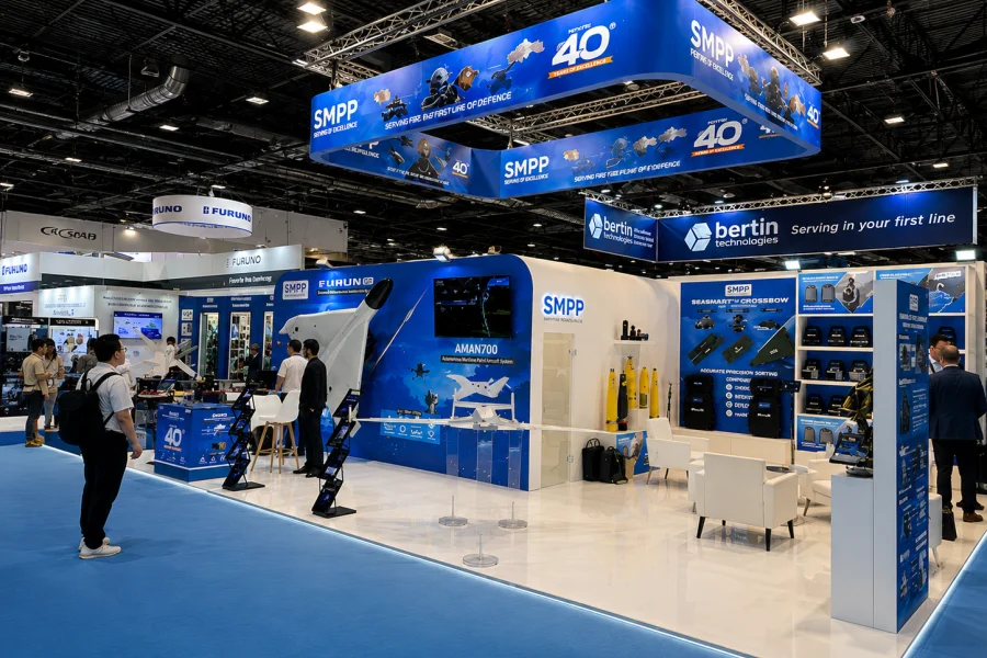 SMPP Booth Design at Eurosatory, Paris, France